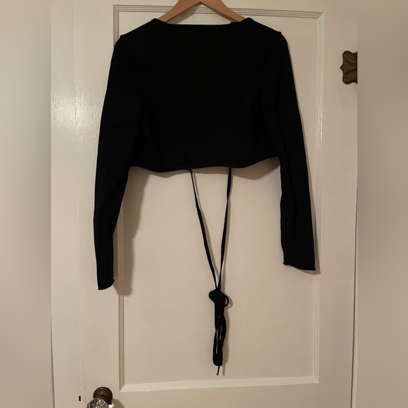 2 ballet 🩰 croc-top cotton cardigan, Zara brand, medium, perfect condition🎀 - Picture 11 of 12